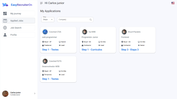 EasyRecruiterOn Screenshot