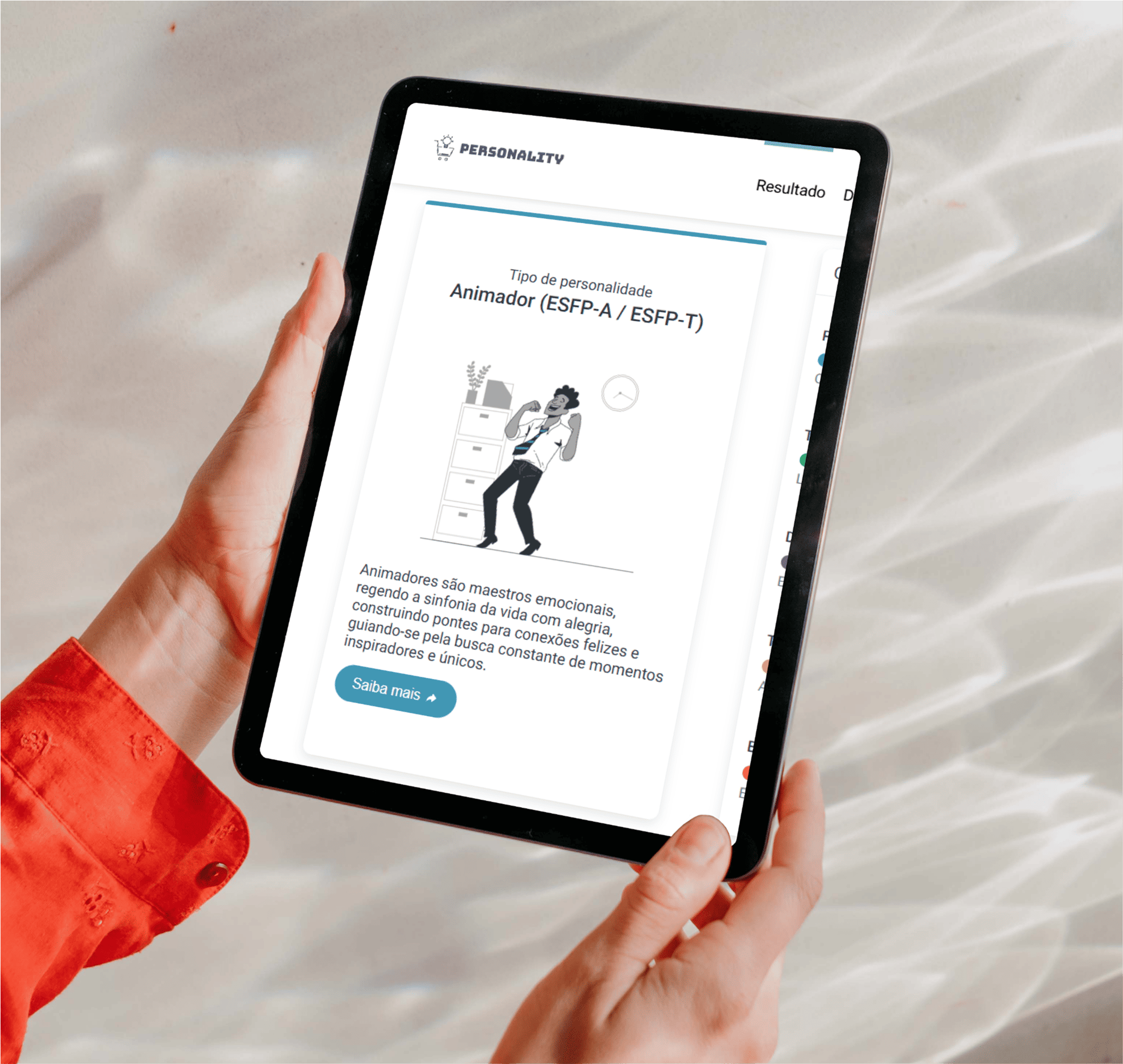 Screenshot of Personality